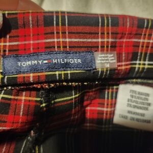 Tommy Hilfiger Tartan Red Pants